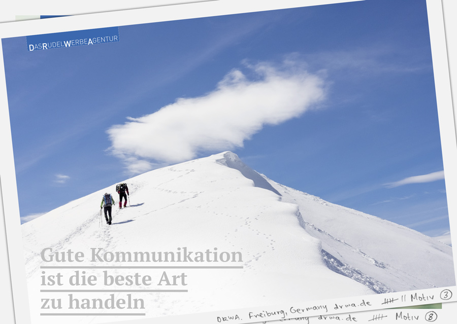 DRWA Das Rudel Werbeagentur Freiburg > Gute Kommunikation ist die beste Art zu handeln - Winter 2018/2019