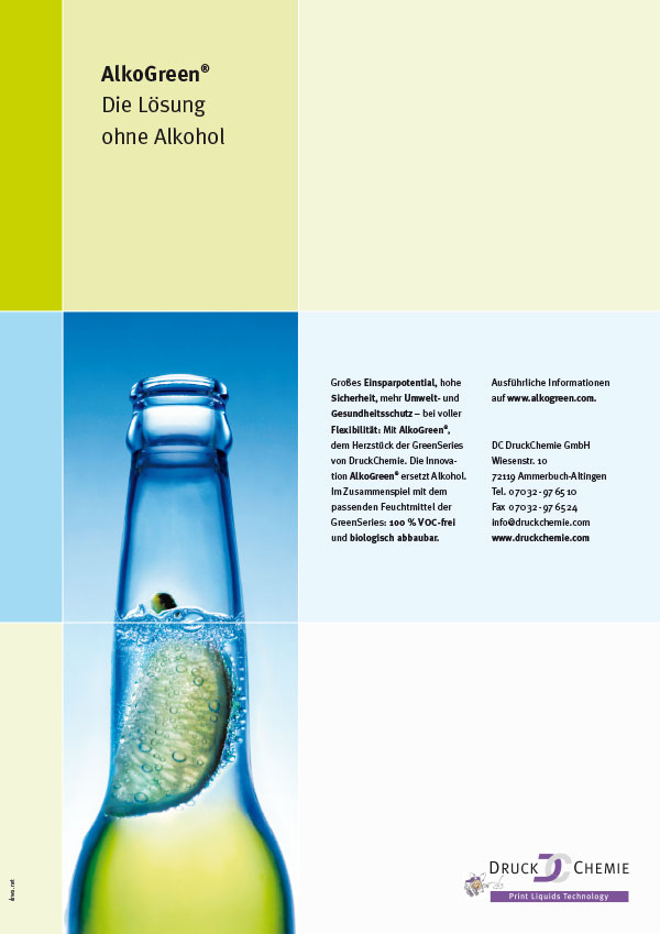 DRWA Das Rudel Werbeagentur Freiburg > Agentur für mediale Kommunikation > Awards > 2005 > Jahrbuch der Werbung > DruckChemie